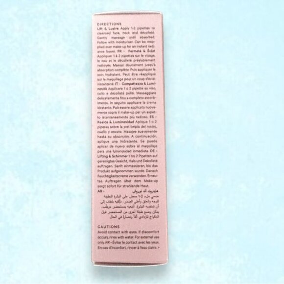 🆕 NWT MZ Skin lift & lustre golden elixir antioxidant serum 30ml/1oz - Picture 3 of 9